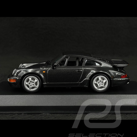 Porsche 911 Turbo Type 964 1990 Black 1/43 Minichamps 940069106