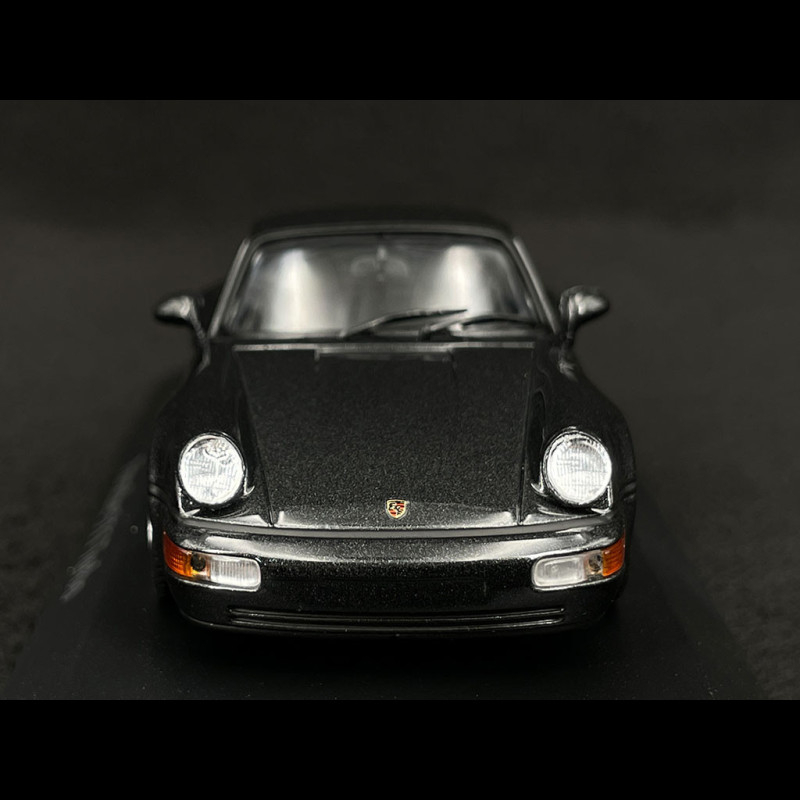 Porsche 911 Turbo Type 964 1990 Black Pearl 1/43 Minichamps 940069106