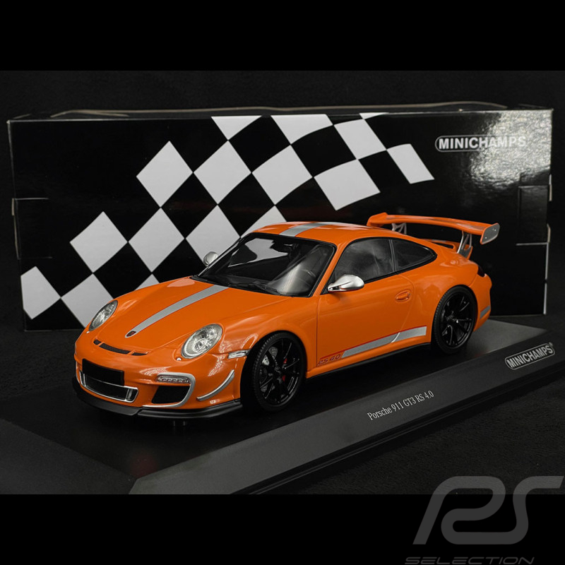 Porsche 911 GT3 RS 4.0 Type 997 2011 Orange 1/18 Minichamps 155062224