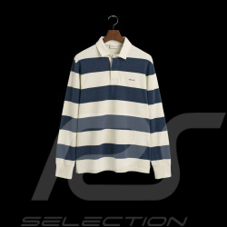 Gant Polo Shirt Heavy Rugger White / Navy Blue - Men 2005132-433