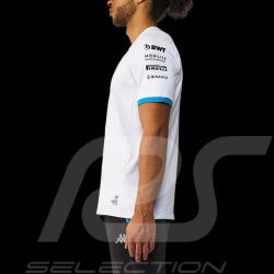 T-shirt Alpine F1 Team Ocon Gasly Kappa Blanc / Bleu Coton 321F34W-A0A - homme
