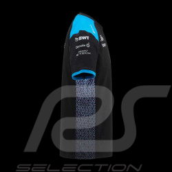 T-shirt Alpine F1 Team Ocon Gasly Kappa Noir / Bleu Coton 321F34W-A12 - enfant