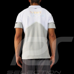 Alpine Polo shirt F1 Team Ocon Gasly Kappa ANGAI White / Light grey 341D2PW_A02 - men