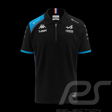 Polo Alpine F1 Team Ocon Gasly 2023 Kappa Noir / Bleu 361C2RW-A12 - enfant