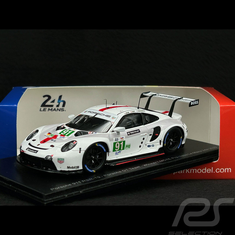 Porsche 911 RSR-19 Type 991 n° 91 Vainqueur 24h Le Mans 2022 1/43 Spark S8645