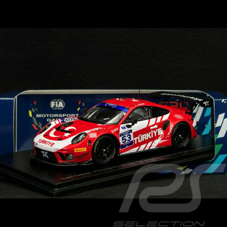 Porsche 911 GT3 R Type 991 n° 53 5. FIA Motorsport Games Paul Ricard 2022 1/43 Spark S6326