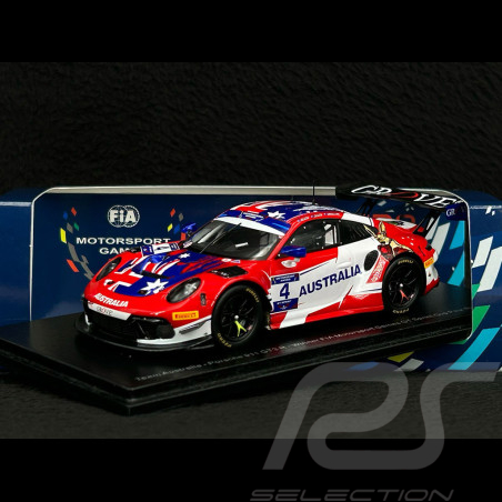 Porsche 911 GT3 R Type 991 n° 4 Sieger FIA Motorsport Games Paul Ricard 2022 1/43 Spark S6322