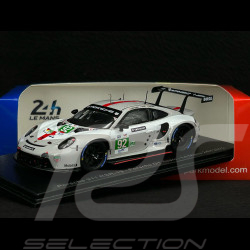 Porsche 911 RSR-19 Type 991 n° 92 24h Le Mans 2022 1/43 Spark S8646