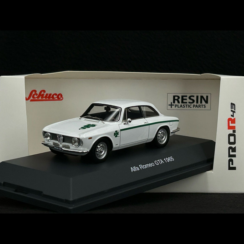 Décalcomanies ALEZAN MODELS Alfa Romeo Trèfle Rond Blanc - Échelles 1/43 & 1/32