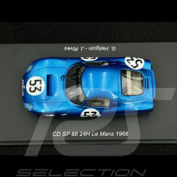 CD SP 66 n° 53 24h Le Mans 1966 1/43 Spark S4597