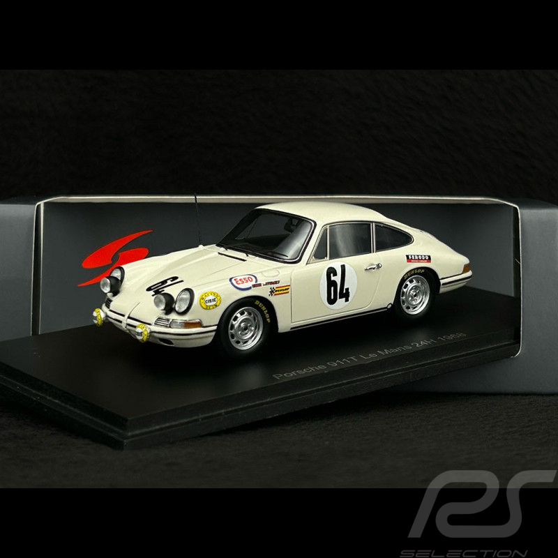 Porsche 911T n° 64 24h Le Mans 1968 1/43 Spark S9740