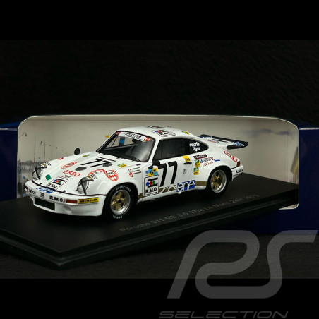 Porsche 911 RS 3.0 n° 77 24h Le Mans 1975 1/43 Spark S9808