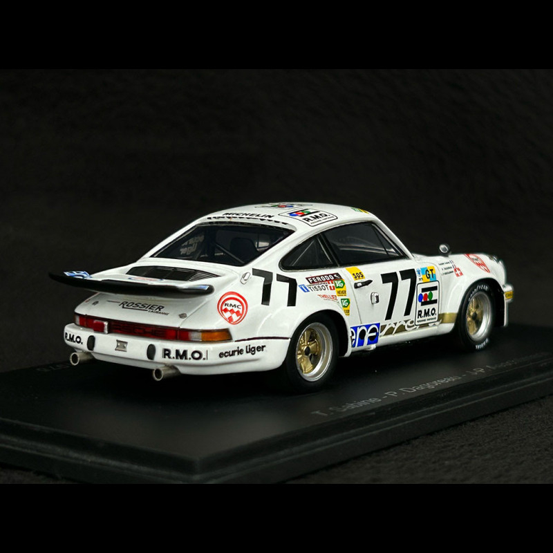 Decalcomanie Porsche 911 Carrera RS Le Mans 1975 &ndash; Scale 1:32, 1:43, 1:24, 1:18