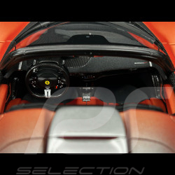 Ferrari Daytona SP3 Icona 2022 Open roof Gris Titanium / Orange 1/18 BBR P18214ST