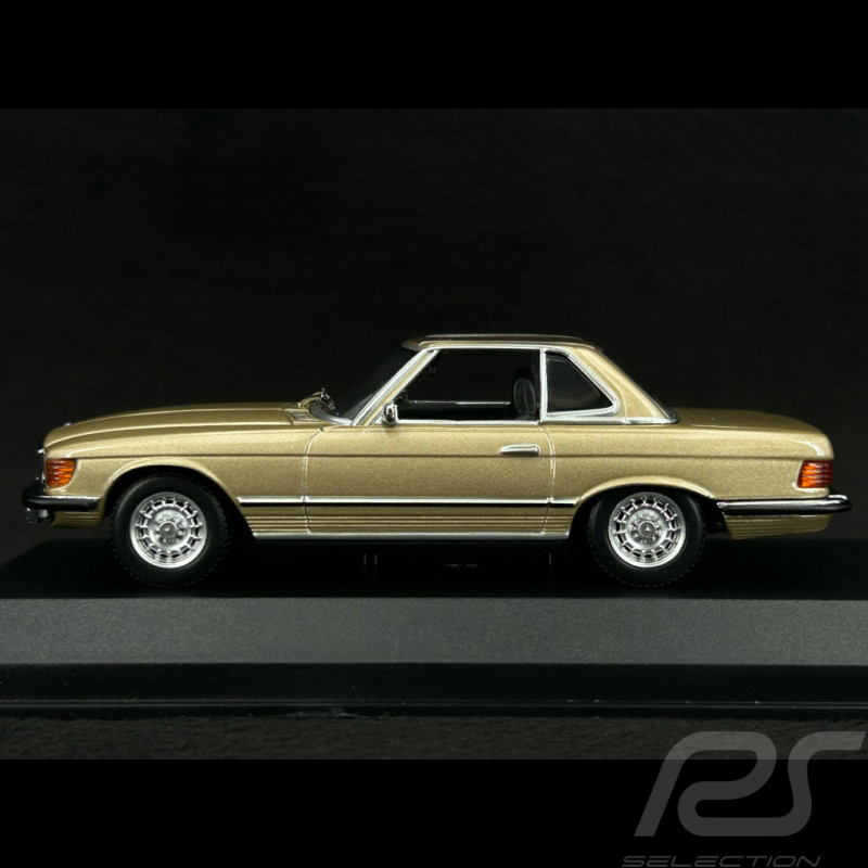 Mercedes-Benz 350 SL Cabriolet Hardtop 1974 Gold 1/43 Minichamps 940033450