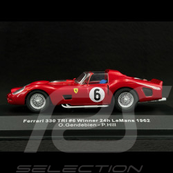 Ferrari 330 TRI N° 6 Vainqueur 24h Le Mans 1962 1/43 Ixo Models LM1962