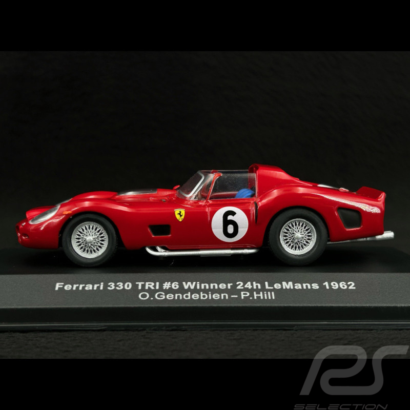 Ferrari 330 TRI N° 6 Vainqueur 24h Le Mans 1962 1/43 Ixo Models LM1962