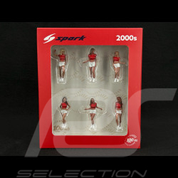 Diorama figurines set Grid girls 2000s Hawaiian Tropic 1/43 Spark 43AC024