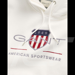 Gant Hoodie Sweatshirt White 2047082-113