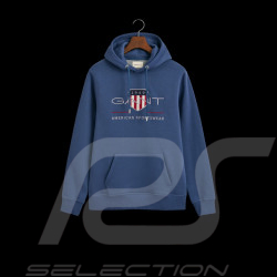 Gant Sweatshirt Hoodie mit Kapuze Blau - Herren 2047082-403