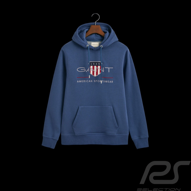 Gant Hoodie Sweatshirt Blue 2047082-403