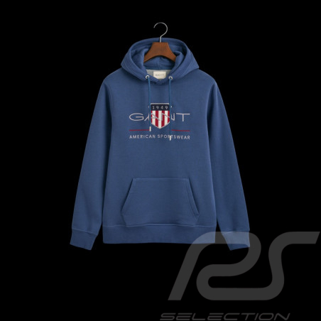Gant Hoodie Sweatshirt Blue 2047082-403