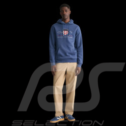 Gant Sweatshirt Hoodie mit Kapuze Blau - Herren 2047082-403