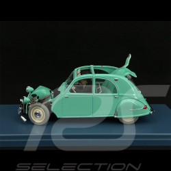 Tintin La 2CV Cassée - Les Bijoux de la Castafiore - Bleu 1/24 29911