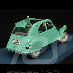 Tintin La 2CV Cassée - Les Bijoux de la Castafiore - Bleu 1/24 29911