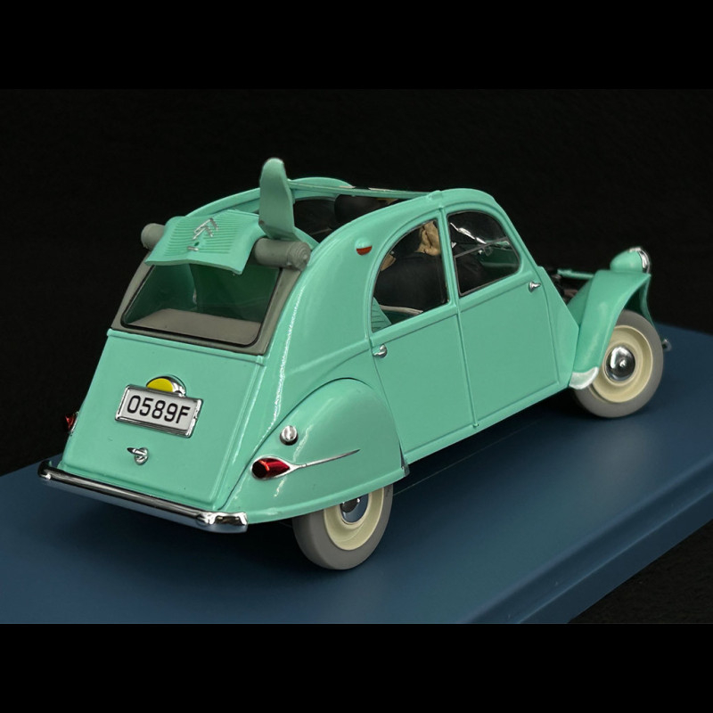Tintin The Broken 2CV - The Castafiore Emerald - Blue 1/24 29911