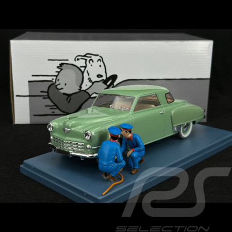 Tintin La Studebaker du garage Simoun - Tintin au pays de l’or Noir - Gris 1/24 29917