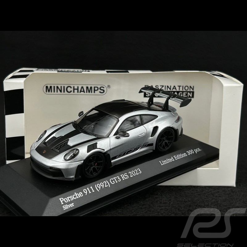 Porsche 911 GT3 RS Type 992 Weissach Package 2023 Silbergrau 1/43 Minichamps 413062113