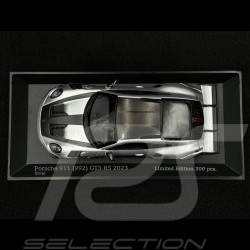 Porsche 911 GT3 RS Type 992 Weissach Package 2023 Silver Grey 1/43 Minichamps 413062113