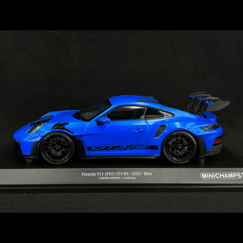 Voiture Miniature Porsche 911 (992) GT3 RS 2024 Bleu 1/18 - 110062022  MINICHAMPS