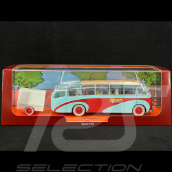 Tintin The Swissair Bus - The Calculus Affair - Blue / Red 1/43 29581