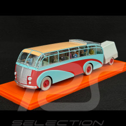 Tim und Struppi Der Swissair-Bus - Der Fall bienlein - Blau / Rot 1/43 29581