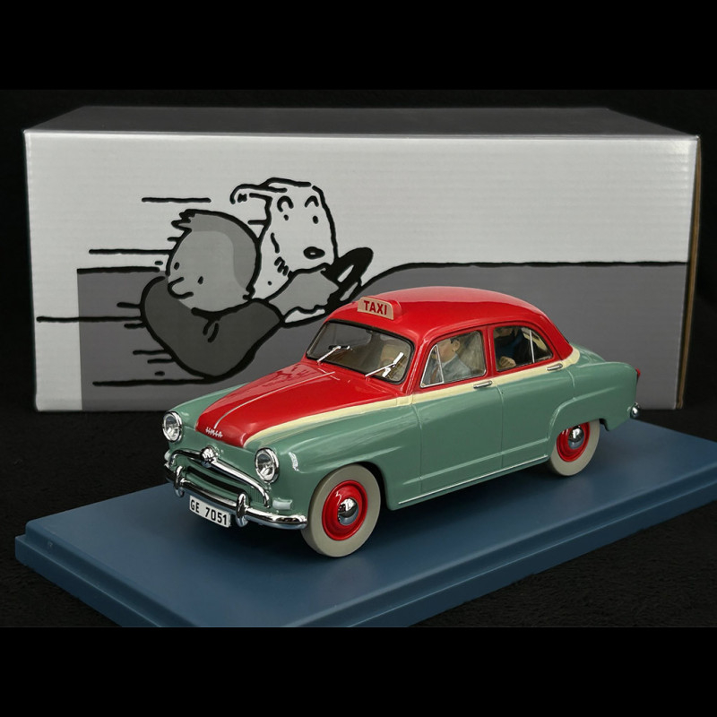 29) LE TAXI GENEVOIS - VOITURES DE TINTIN - COLLECTION HACHETTE 1/24