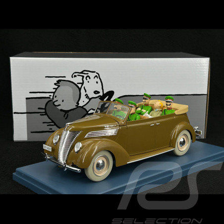 Tintin La Ford V8 Décapotable de l'Embuscade - Le Sceptre d'Ottokar - Marron 1/24 29950