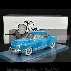 Tintin Le Taxi Panhard Dyna Z - Coke en Stock - Bleu 1/24 29930