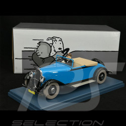 Tim und Struppi Gibbons' Cabrio - Der Blaue Lotos - Blau 1/24 29946
