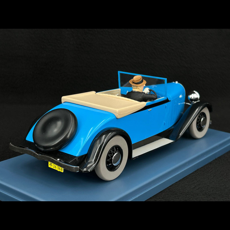 TINTIN ATLAS (35) : Chrysler Six 1931 Lotus Bleu - neuf en boîte