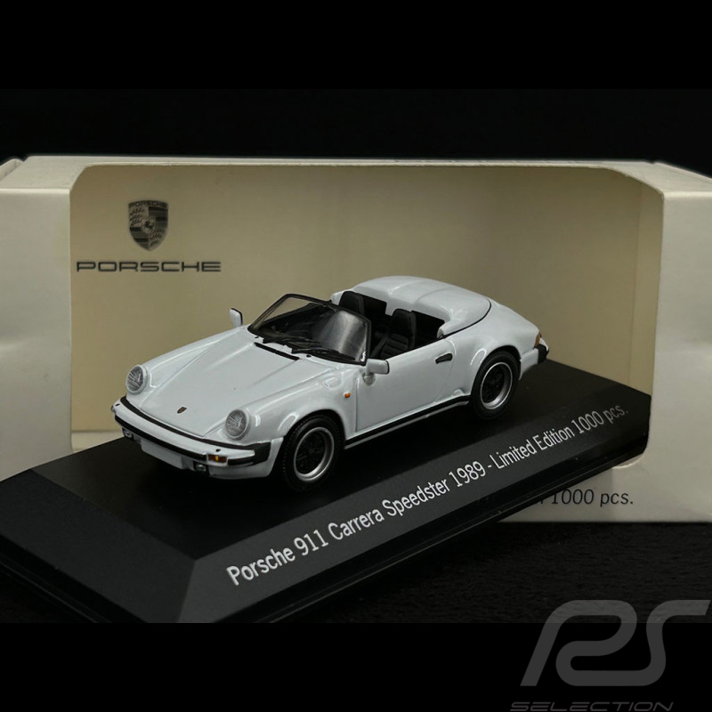 Porsche 911 Carrera Speedster Type 964 1989 White 1/43 Minichamps MAP02002608
