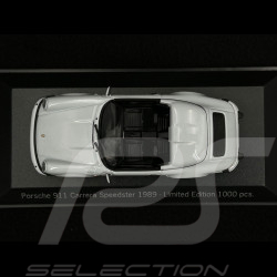 Porsche 911 Carrera Speedster Type 964 1989 Blanc 1/43 Minichamps MAP02002608