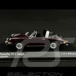 Porsche 911 Targa 1965 Rouge Bourgogne 1/43 Minichamps 400061160