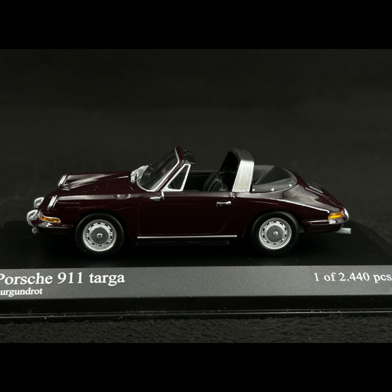 Porsche 911 Targa 1965 Burgundy Red 1/43 Minichamps 400061160