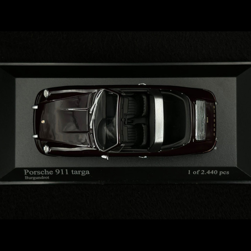 Porsche 911 Targa 1965 Burgundy Red 1/43 Minichamps 400061160