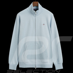 Gant Jacke Sweatshirt mit Reißverschluss Hellblau 2008006-402 - Herren