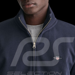 Gant Jacket Zipped Sweatshirt Evening blue 2008006-433 - men