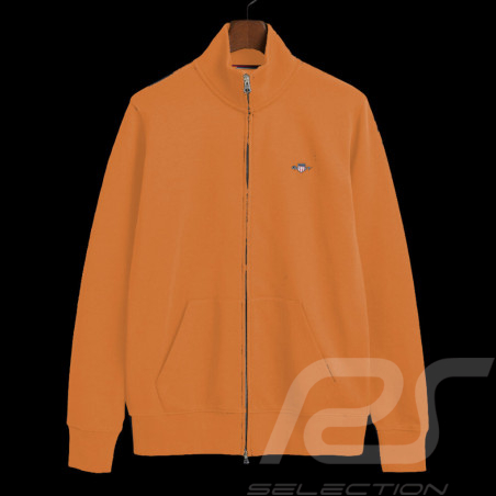Gant Jacke Sweatshirt mit Reißverschluss Orange 2008006-860 - Herren
