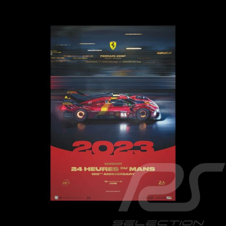 Póster Ferrari 499P n° 51...